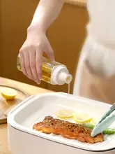 キッチン用ガラス製オイルポット【日本風・調味料用・醤油や酢にも対応】