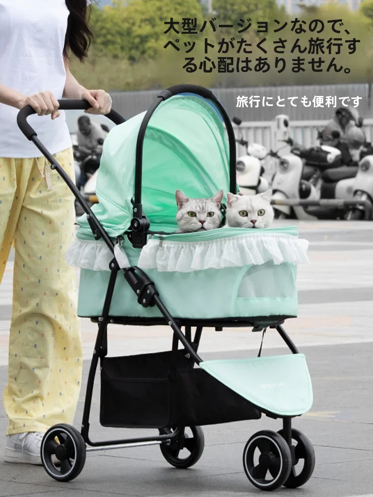 BOSIMAO ペット用折り畳み式バギー：中小型犬・猫向けの軽量分離設計を徹底解説