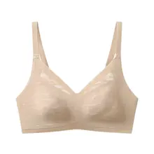 モダールレースブラジャー【大きい胸をカバー・ノンワイヤー・背中美ライン】