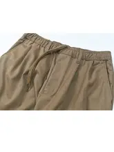 羊毛绒の日本風レトロデザイン快適パンツ【秋冬用・ゆったりシルエット・ドローストリング】