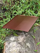 アウトドア用 アルミ合金折りたたみテーブル【携帯型・軽量・キャンプ・ミニサイズ】