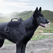 中大型犬用K9タクティカルトレーニングハーネス【リード付き・ペット服】