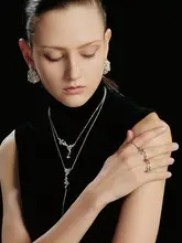 純銀製 オリジナルデザイン クラスタリングリング【高級感・シンプルでスタイリッシュ】（セットアップ対応）