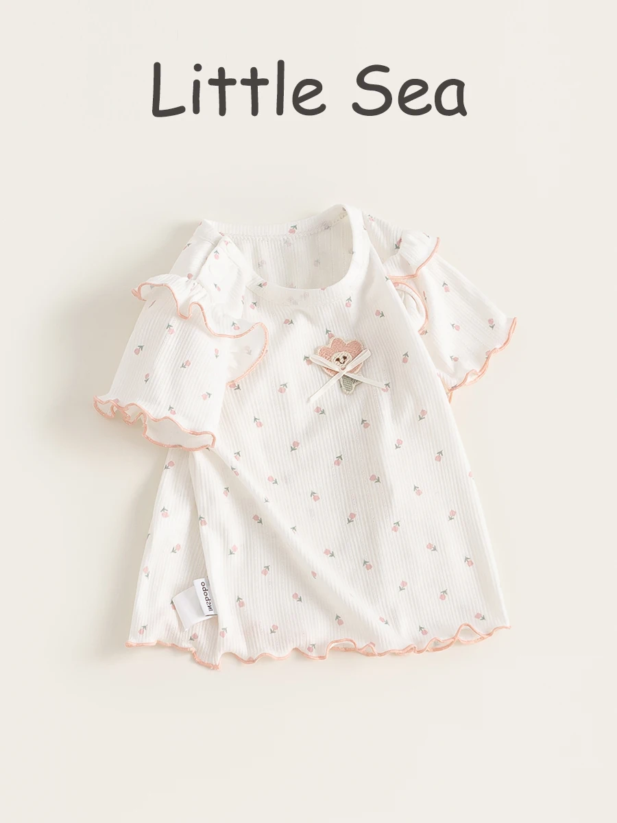 赤ちゃん半袖はいつから使えるか？9ヶ月から着用可能な夏用フリルTシャツの実用性を解説