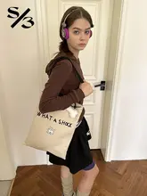 犬の骨型デザイン エコキャンバストートバッグ【手提げ・ショルダーバッグ・通勤用】