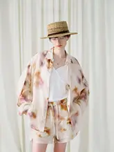 麻素材のビッグシルエットシャツ【透湿・したデザイン・バカンスに最適】