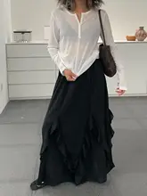 極上の柔らかさの長袖カジュアルTシャツ【UVカット・半ボタンデザイン・透け感・夏用】
