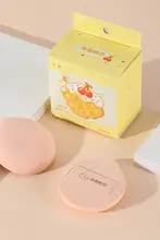 極上の柔らかさのコットンマシュマロファンデーションクッションファンデーション用スポンジ【湿式・乾式兼用】（セットアップ対応）
