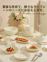フランス風 エンボス加工の陶器食器セット【高級感のあるデザイン・家用】（セットアップ対応）