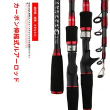 ポータブル海釣り用ロッド【超短・軽量カーボン製・MH調・伸縮自在】