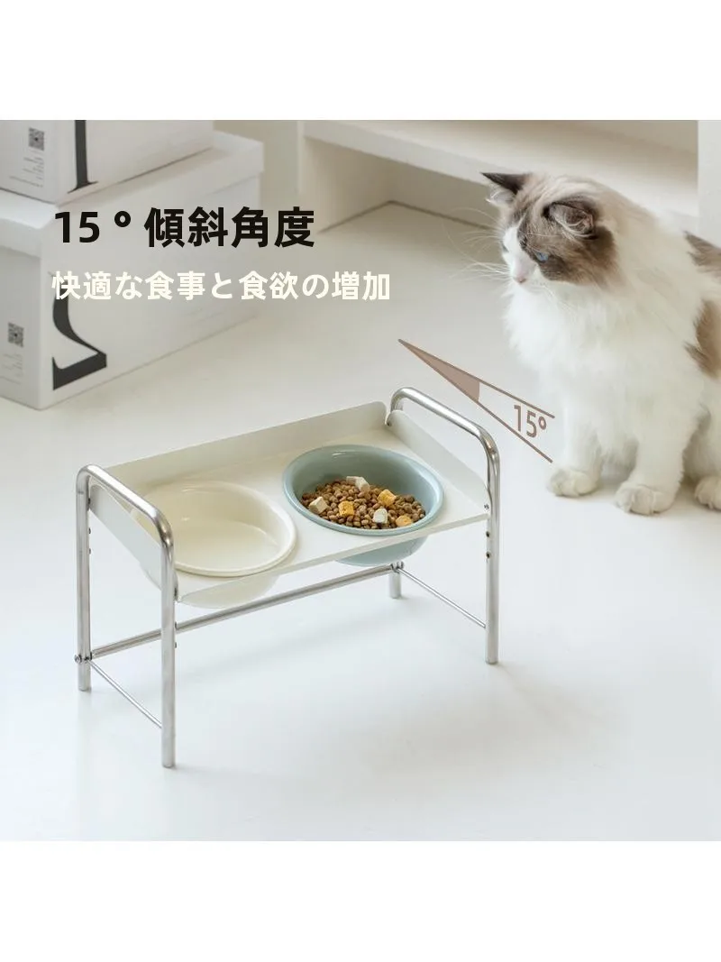 猫用陶器食器：高脚设计与双层结构如何提升饮水便利性