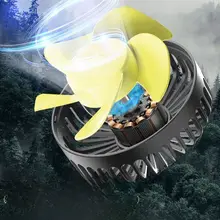 車載 USBファン【12V/24V・後部座席用・静音・強力風力】