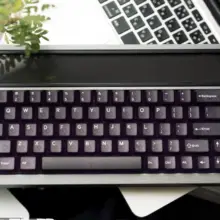 Wooting製 PC用 スモーク透明キーボードキャップ【純正高さ・マグネット軸対応】