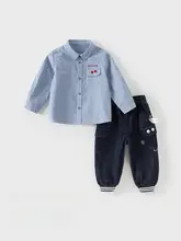 子供用 チェック柄シャツ【男の子・純綿・秋用・カジュアルスタイル】
