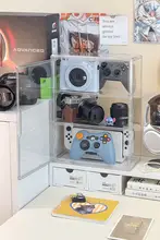 ディスプレイケース 卓上 防塵 チェキ CCDデジタルカメラ カメラレンズ ゲームコントローラー 収納