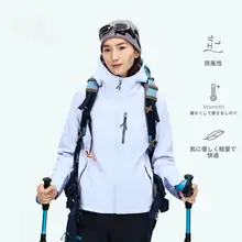 防風保温ジャケット【フリースライニング・アウトドア・ハイキング用】