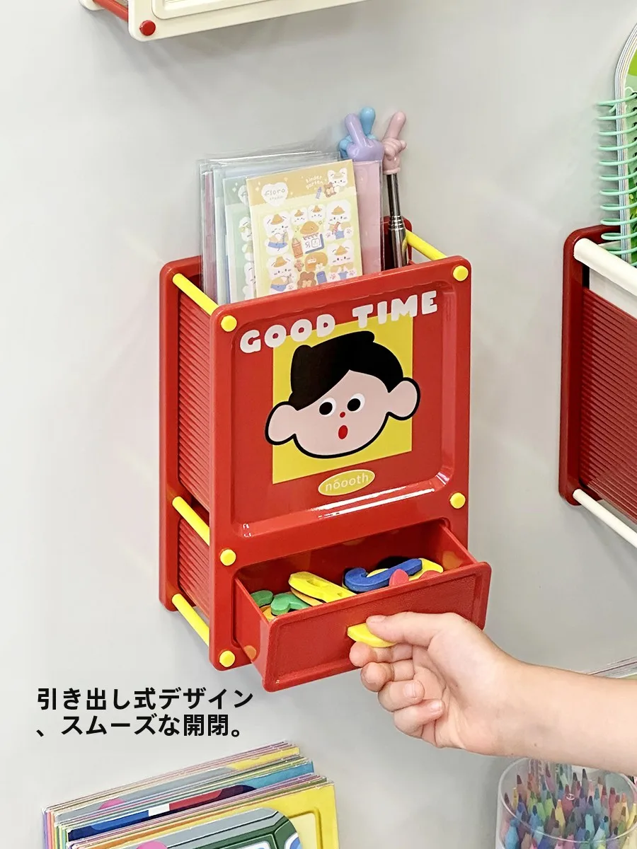 子供用読書コーナーに最適なマグネット式収納ボックスの実用性と使い方