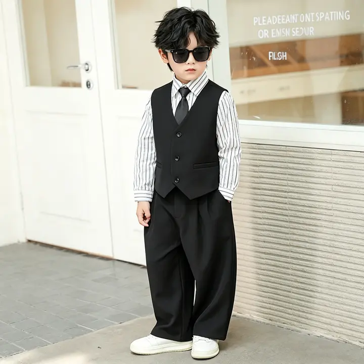 スーツ セットアップ キッズ ボーイズ ゆったり カジュアル おしゃれ フォーマル ウェディング 1歳 誕生日 ピアノ発表会 ステージ イベント 春夏