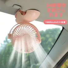 USB車載小型電動ファン【五菱宏光MINI EV用・冷却機能付き・車内用】