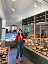 デニムパンツ レディース ウォッシュ加工 ヴィンテージ ストレート 着痩せ オールシーズン