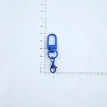 多色合金製のカニクリップと三分扉クリップのキーホルダー【アクセサリー・取り付け簡単】（セットアップ対応）