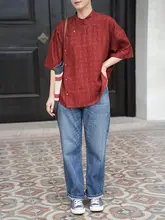 フリンジデザインのロングデニムパンツ【ユニバーサルスタイル・ウォッシュ加工・高腰・ワイドレッグ】