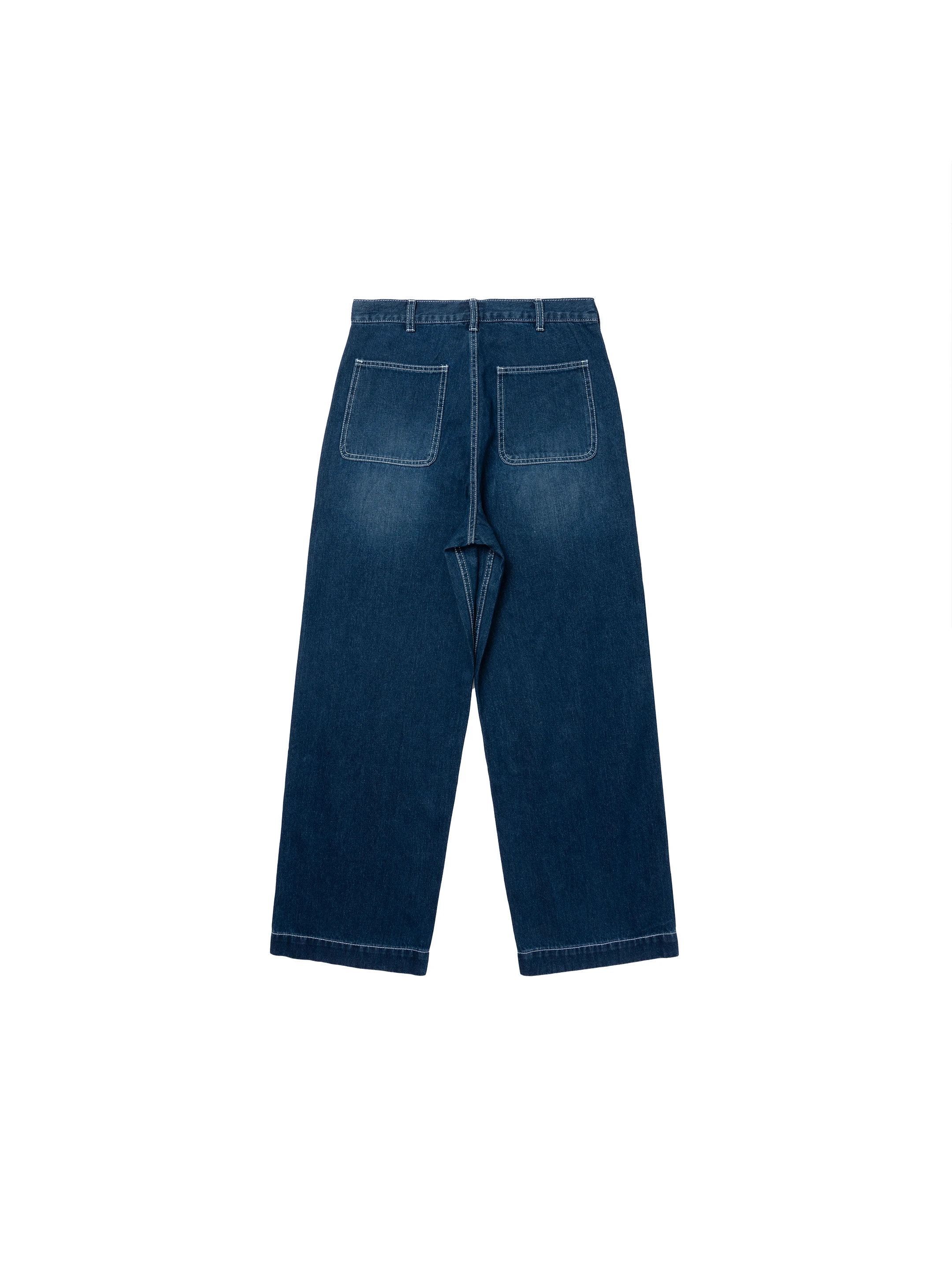秋用フレンチスタイルのヴィンテージウォッシュデニムストレートパンツのフィット感と耐久性は？