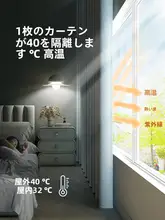 完全遮光カーテン【厚手・UVカット・防熱・防晒・寝室用】