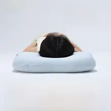 快適な眠りをサポート！ジェルメモリーフォーム枕【首を支えるデザイン・抗菌・大人用】