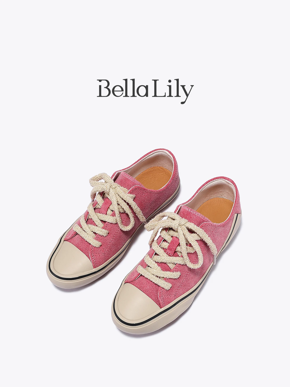 レトロスポーツカジュアルシューズ：Bella Lilyの軽量通気設計が歩きやすさを実現