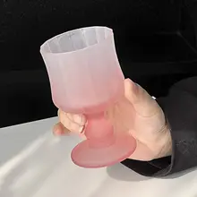 おしゃれな雰囲気のアンティーク風ガラスワイングラス【高脚・シャンパン・カクテル用】