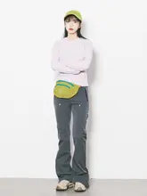 UPF50+日焼け防止速乾長袖Tシャツ【女性用・スリムフィット・抗菌・ラウンドネック】