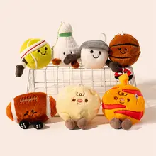 スポーツキャラクターのぬいぐるみ【サッカー・ゴルフ・バドミントン・卓球・テニス】