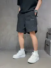 アメリカン ショートパンツ メンズ 夏 ルーズ カジュアル エクササイズパンツ