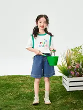 子供用 夏用綿100% 半袖Tシャツ【ゆったりシルエット・通気性・プリントデザイン】