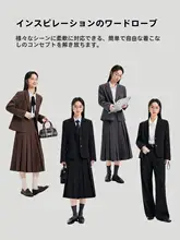 グレーのスーツ【女性用・職場カジュアル・面接対応・小柄向け】（セットアップ対応）