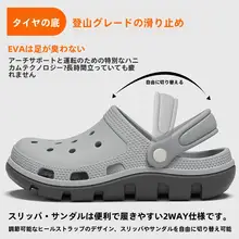 滑り止め・消臭機能付きのメンズサンダル【足弓サポート・疲れにくいデザイン】