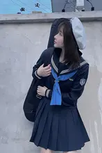 桜の家族JK制服 セーラー服【オリジナル・穴あけ不要・シフォンリボン】