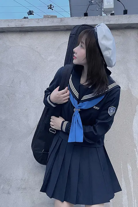桜の家族JK制服 セーラー服【オリジナル・穴あけ不要・シフォンリボン】