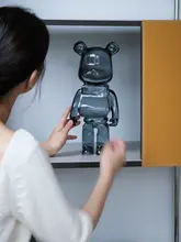 クリスタル樹脂製のホームデコレーション 超人デザイン【極光ブルー】