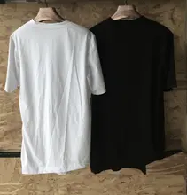 ユニークなデザイン！アシンメトリーカラーTシャツ【個性的な不規則な切り替え】
