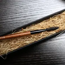 まつげブラシ 眉毛ブラシ メイク用 硬質ナイロン毛 メイクブラシ