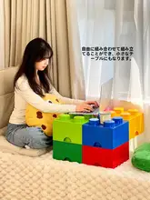 多機能飾り窓収納キャビネット【重ねて使える・防塵・引き出し付き】（セットアップ対応）