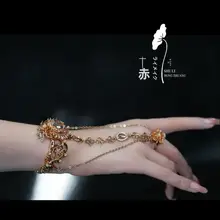 異国情緒を感じる手作りの漢服アクセサリー【多色・ブレスレット・バングル】