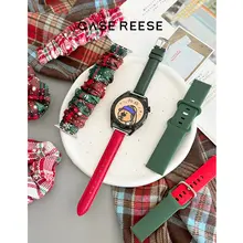スマートウォッチ 交換ベルト クリスマスデザイン Huawei Watch GT5 GT4 GT3 Watch4Pro Apple Watch Honor Xiaomi 対応