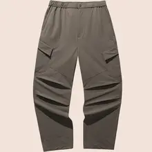 撥水性のある男性用春夏用アウトドアパンツ【カジュアル・登山用】