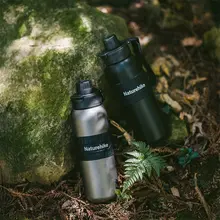 Naturehike 純チタン製 スポーツボトル【アウトドア用・二重構造・保温・大容量】