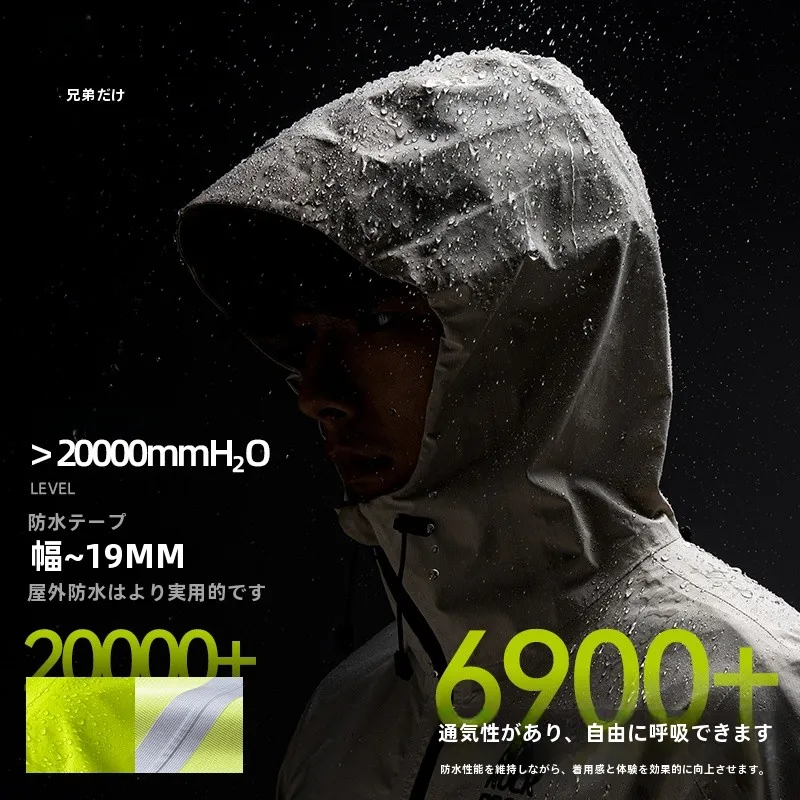 バイクレインウェア最強モデルはROCKBROS YPY024の防水性と通気性のバランス
