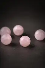天然粉水晶散珠DIYハンドメイドブレスレット【粉色・ストロベリー水晶・デザインパーツ】