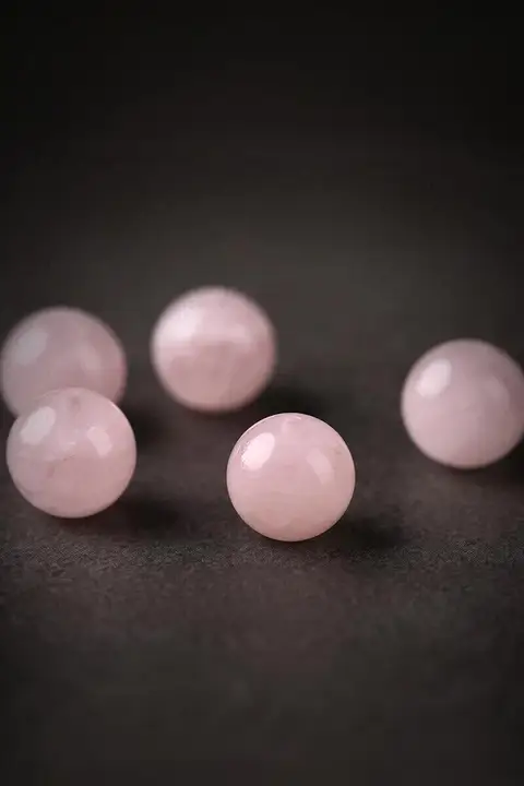天然粉水晶散珠DIYハンドメイドブレスレット【粉色・ストロベリー水晶・デザインパーツ】